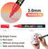 IVSUN Paint Pens Paint Markers,20 Colors Oil-Based Waterproof Paint Marker Pen Set, Never Fade Quick Dry and Permanent, Works on Rocks Painting, W...