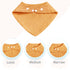 Cherub Muslin Bibs for Boys 8 Pack, 100% Cotton Baby Bibs for Drooling and Teething, Absorbent Baby Boy Bibs, Soft Muslin Bandana Drool Bibs for B...