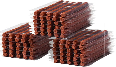 90 Pack Tire Repair Strings Brown (100 x ?6 mm), Automotive Tool Tire Repair Plugs for Tubeless Off-Road Tires Car, Bike, ATV, UTV, Wheelbarrow, M...