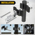 Nilight Motorcycle Light Bar Tube Clamp Bracket Fit from 0.7 to 2Inch Round Tube Mounting Brackets Offroad LED Light Pods Front Fork Lights Roof R...