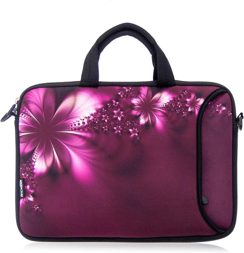 RICHEN 10 inches Messenger Bag Carrying Case Sleeve with Handle Accessory Pocket Fits 7 to 10-Inch Laptops/Notebook/ebooks/Kids tablet/Pad (7-10.2...
