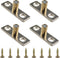 4PCS 8mm Stainless Steel Barn Door Roller Sliding Floor Guide Sliding Door Barn Door Hardware Accessories Roller Guide Sliding Barn Door Floor Gui...