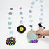 Cheerland Iridescent Disco Garland Holographic Disc Banner Retro Rock and Roll Dance Hanging Ball Backdrop Decoration for Birthday Wedding Bachelo...