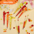NEWEST 12 Pieces Fall Beadable Pens Bulk Thanksgiving Bead Pens with 36 Beads Fall DIY Pen Making Kit Black Ink Beaded Ballpoint Pens Kits for Tha...