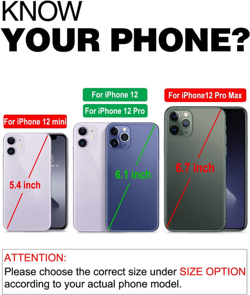 SINIANL Leather Case Compatible with iPhone 12 Pro Max Case Wallet, Leather Wallet Case Book Folding Flip Case with Credit Card Holder Magnetic Cl...