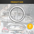 15 PCS Engine Oil Drain Plug Crush Washer Seal Ring Aluminum Gaskets Compatible with Jetta Passat Tiguan Golf CC Audi A3 A4 A5 A6 A7 A8 Q3 Q5 Q7 T...