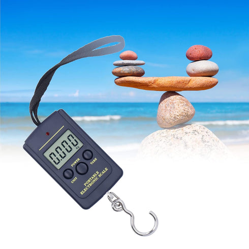 Portable Electronic Scale Mini 40kg-10g Weighting Steelyard with Hanging Hook WH?A01L...