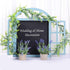 Artificial Vines Faux Eucalyptus Garland, Artiflr 2 Pack Fake Eucalyptus Greenery Garland Wedding Backdrop Arch Wall Decor, 6 Feet/pcs Fake Hangin...