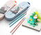 HIMI Paint Brushes Set 8 Pcs for Acrylic Oil Gouache Paint?2 Flat & 2 Round & 2 Liner &1 Filbret &1 Fan, 8pcs Brushs, Interesting Designed Nice Gi...