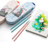 HIMI Paint Brushes Set 8 Pcs for Acrylic Oil Gouache Paint?2 Flat & 2 Round & 2 Liner &1 Filbret &1 Fan, 8pcs Brushs, Interesting Designed Nice Gi...