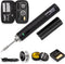 Cordless Soldering Iron Kit, 1200mAh USB Rechargeable Soldering Iron, 3 Temperature Adjustable Wireless Soldering Iron for Small Soldering Project...