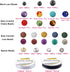 EuTengHao 602Pcs Lava Beads Stone Kits with 8mm Chakra Beads and Spacers Beads Bracelet Elastic String for Diffuse Essential Oils Adult DIY Jewelr...