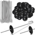 Solar Panel Guard Clips Animal Guard Fastener Clips Solar Panel Animal Guard Roll Kit Stainless Steel Fastener Clips for Solar Panel Bird Wire Pig...