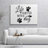 Life is Better with A Dog Alphabet Large Letter Stencil for Painting on Wood, Canvas, Walls, Floors, Fabrics and Furniture, Paint Wooden Signs, DI...