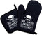 Mr.Good Looking is Cooking,Funny Oven Mitts and Pot Holders Sets of 2,Silicone Non-Slip Oven Mitts,Kitchen Gift for Men,Cooking Baking BBQ Gifts,H...