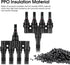 4 to 1 Solar Panel Connectors T Branch Connectors Cable Splitter Coupler 1 Male to 4 Female (M/4F) and 1 Female to 4 Male (F/4M) for Parallel Conn...