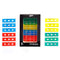 AmScope - 36pc Kids Prepared Microscope Slide Set of Color-Coded Zoological and Botanical Prepared Specimen Slides -PS-P12X3-A...