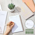Lewtemi 3 Pieces Left Handed Notebook 8 x 5 Inch Lefty Spiral Notebooks Wire Bound Paper Left Handed Journal for School College Subject Office Wor...