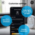 GE CYNC Wireless Smart Motion Sensor, Battery-Powered, Bluetooth Motion Sensor with Ambient Light Detection, Works with CYNC Smart Plugs, Switches...