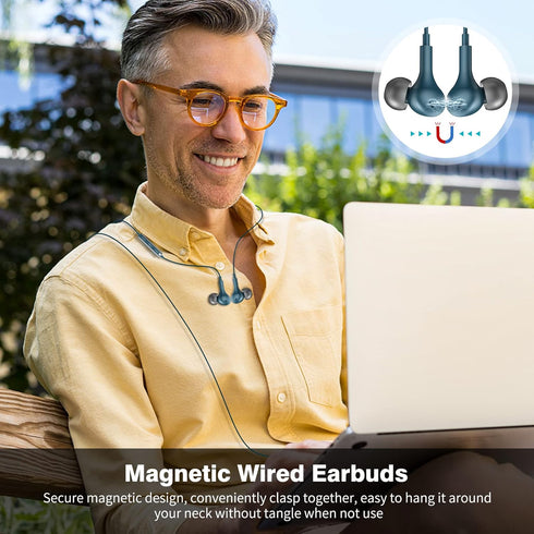 USB C Headphones for iPhone 15,Samsung S24 Ultra S23 S22 S21 FE Plus Flip Fold A35 A54,Magnetic Wired Earbuds Stereo in-Ear Type C Earphones with ...