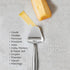 Boska Stainless Steel Cheese Slicer - Copenhagen For All Types of Cheese - Multi-Functional Cheese Slicer - Handheld Slicer - Silver Non-Stick - D...
