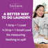 Tru Earth Compact Dry Laundry Detergent Sheets - Up to 64 Loads (32 Sheets) - Paraben-Free - Original Eco-Strip Liquidless Laundry Detergent, Trav...