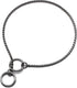 Mogoko Stainless Steel Dog Choke Chain Collar, Puppy Metal Snake Chain Pet Show Slip Collar Choker for Training Walking (Black;16.0"*3.0mm)...