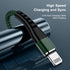 Essri for iPhone Charger Cord 1FT 3Pack,USB to Lightning Cable 1 Feet, Nylon Braided Long Charging Cable 1 Foot Compatible with iPhone 14/13/12/11...