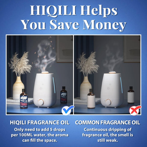 HIQILI Strawberry Fragrance Oil 100ml, Essential Oil for Diffuser Car Freshies Warmers, Permium Candle Scented Oil for Candles Making Soap Slime...