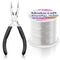 18 Gauge Silver Jewelry Wire with 4 in 1 Plier modacraft 65FT Christmas Ornaments Crafts Wire 1 MM Tarnish Resistant CopperBeading Wire for Jewelr...