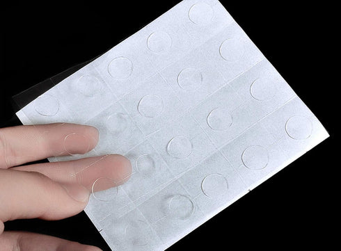 400PCS Clear Dots Glue Removable Double Sided Adhesive Dots for Balloons Sticking Hanging Posters Photos Paper Scrapbooking Walls Candles Making B...