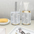 Bling Rhinestone Toothbrush Travel Case,Portable Diamond Travel Toothbrush Holder for Traveling,Camping,Home,Business,Women Large Capacity Multifu...