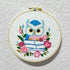 Sbewco Embroidery kit,Embroidery Starter Kits for Adults Beginners with Stamped Pattern,Embroidery Floss + Needles + Hoop, OWL 3 Pack......