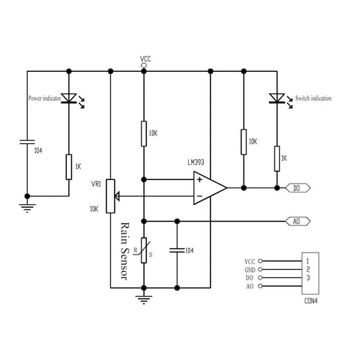 HiLetgo 3pcs LM393 Rain Drops Sensor Weather Moisture Monitor Sensor Humidity Sensitivity Module Nickeled Plate 3.3-5V for Arduino...