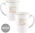 Canopy Street 50th Anniversary Mug Set / 50th Anniversary Mr. And Mrs. Always Right Coffee Mugs / 15 Ounce Anniversary Mugs/Fiftieth Anniversary P...