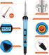 Electronics Soldering Iron Kit - 80W Digital LCD Solder Gun with ON/OFF Switch Adjustable Temperature Controlled and Fast Heating Thermostatic Des...