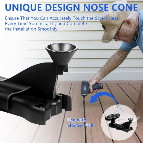 Hideaway Hidden Fastener Installation Tool, Compatible with Trex Hidden Fasteners, Installing Decking Boards Hidden Fastener in One Step, Included...