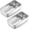 TeamFar Loaf Pans for Baking Bread, 9 × 5 Inch Stainless Steel Loaf Bread Pans Tins for Homemade Brownies, Healthy & Sturdy, Oven & Dishwasher Saf...