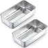 TeamFar Loaf Pans for Baking Bread, 9 × 5 Inch Stainless Steel Loaf Bread Pans Tins for Homemade Brownies, Healthy & Sturdy, Oven & Dishwasher Saf...