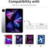 Kenke iPad Pro 11 Inch Case 4th/3rd/2nd Generation 2022/2021/2020 Support 2nd Pencil Charge Auto Wake/Sleep with Transparent Acrylic Hard PC Back ...