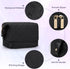 NUBILY Makeup Bag Waterproof Cosmetic Bag Travel Makeup Bag Double Layer Makeup Organizer Bag Large Cosmetic Travel Bag Portable Make Up Bag for W...