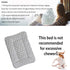 2 Pcs Pet Bed Mats. Ultra Soft Pet (Dog/Cat) Bed with Cute Prints. Reversible Faux Lambswool Kennel Pad for Medium Small Dogs and Cats. Machine Wa...