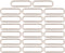 Metal Rectangle Ring Buckles Square Strap Webbing Belt Rings for Bag Purse Non Welded 2 x 1/2 Inch...
