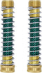 Twinkle Star 3/4" Garden Hose Fitting Quick Connectors Female and Male, 2 Way Garden Hose Splitter, 1 Teflon Tape & 6 Rubber Washers (Hose Extensi...