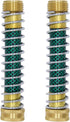 Twinkle Star 3/4" Garden Hose Fitting Quick Connectors Female and Male, 2 Way Garden Hose Splitter, 1 Teflon Tape & 6 Rubber Washers (Hose Extensi...