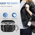 Compatible with Airpod Pro Case with Keychain/Lanyard/Cleaner Kit,Airpod Pro Case Cover,Apple Airpods Pro Case,Case for Airpods Pro[Front Led Visi...