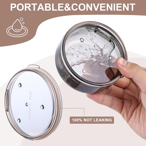 Double Layer Retainer Case,Portable&Cleaner 2 In 1 multifunctional Retainer Case Orthodontic Retainer Cleaning Case For Retainers, Aligners, Night...