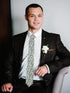 Mens Tie, Floral Neck Tie, Skinny Ties for Men 2.56'', Flower Printed Cotton Neck tie for Wedding Business Groom...
