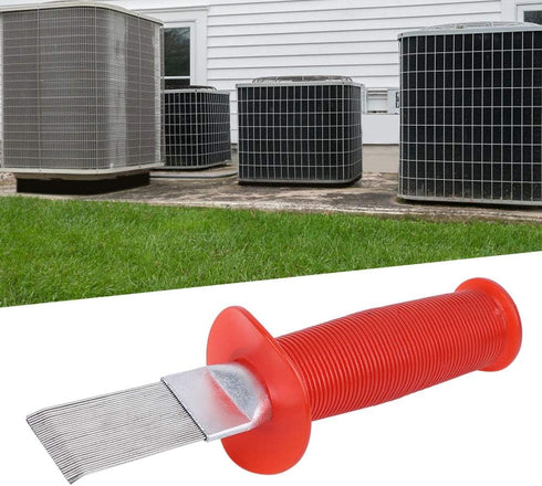 Air Conditioner Fin Comb, AC Condenser Fin Straightener, Stainless Steel Refrigerator Condenser Coil Comb, AC Repair Cleaning Manual Tools, AC Fin...