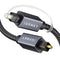 IVANKY Optical Audio Cable 10ft/3M, Long Digital Audio Optical Cable for Soundbar, S/PDIF Toslink Fiber Optic Cord [Braided, Gold-Plated Connector...